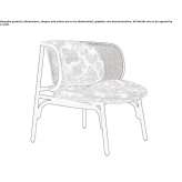 Beech armchair Darien