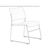 Stackable base chair Lerga