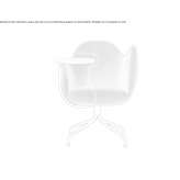 Armchair upholstered with fabric Rengo