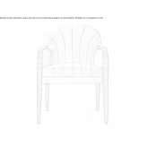 Upholstered armchair with armrests Stanghe
