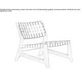 Leather armchair Terrossa
