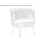 Fabric armchair Changata