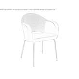 Upholstered armchair with armrests Trsic