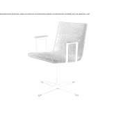 Upholstered armchair with armrests Bezerros