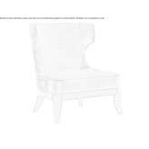 Fabric armchair with high backrest Trappeto