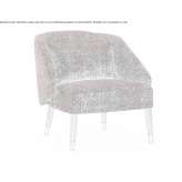 Upholstered armchair with armrests Mirosi