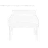 Upholstered armchair with armrests Yavoriv