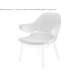 Fabric armchair with armrests Owenton