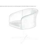 Aksamitny fotel z 4-ramienną podstawą Sucua