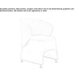 Guest chair upholstered with polyurethane Lurano