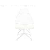 Upholstered armchair with a 4-star base and high backrest Samoreau