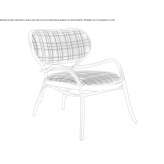 Armchair with armrests Cucujaes