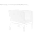 Fabric upholstered armchair with armrests Turbaco