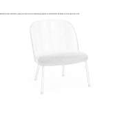 Armchair with metal leg and wooden backrest Surubim