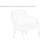 Upholstered armchair Clarcona