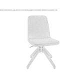 Swivel chair on trestles Louros