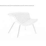 Fabric armchair Kist