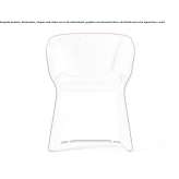 Fabric armchair with armrests Lucrezia