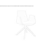 A trestle chair Felitto