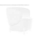 Leather armchair with armrests Zagorze