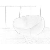 Fabric rocking chair Snoghoj
