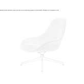Swivel armchair with 4-star base "Office" Moonah