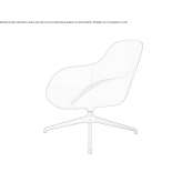 Fotel obrotowy z podstawą 4-gwiazdkową „Office” Moonah