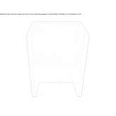 Leather guest chair with armrests Fergus