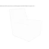 Fabric guest chair Tribunj