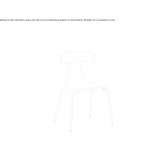 Stackable polypropylene chair Domont