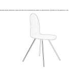 Veneered chair McHenry