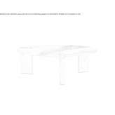 Low round coffee table made of marble Prelouc
