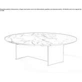 Round marble coffee table Charge