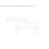 Low coffee table Toffia