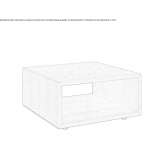 Coffee table made of wooden veneer Booragul