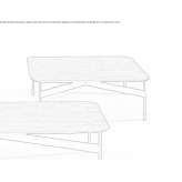Low square wooden coffee table Kielpin