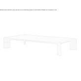Low rectangular coffee table made of oak wood Prelouc