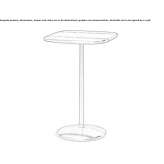 Sahara Noir square marble coffee table Andritz