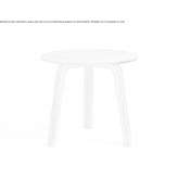 Round wooden coffee table Cestas
