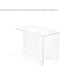 Rectangular wooden coffee table Calixto