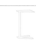 Metal side table Kappelen