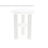 Round coffee table made of powder-coated steel Pulfero