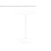 Round marble high side table Andritz