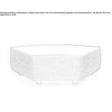 Low coffee table made of MDF Xbacab