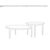 Round marble coffee table Uehrde