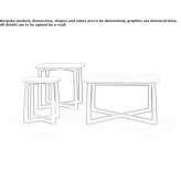 Square marble coffee table Linz
