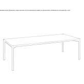 Rectangular coffee table Eunice