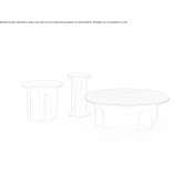 Round coffee table Sochiapa
