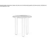 Wooden coffee table Langeac