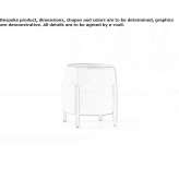 Round coffee table Tierzo